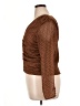 Express 100% Recycled Polyester Brown Long Sleeve Blouse Size XL - photo 5
