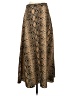 Zara Animal Print Gold Formal Skirt Size S - photo 2