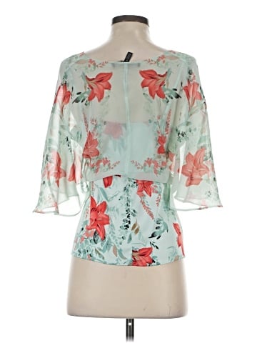 White House Black Market 3/4 Sleeve Blouse (view 2)