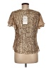 Parker Gold Short Sleeve Blouse Size M - photo 2