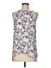 Paper Crane 100% Polyester Silver Sleeveless Blouse Size M - photo 1