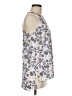 Paper Crane 100% Polyester Silver Sleeveless Blouse Size M - photo 4