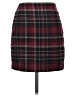 Eyeshadow Plaid Burgundy Casual Skirt Size 1 - photo 1