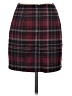 Eyeshadow Plaid Burgundy Casual Skirt Size 1 - photo 2