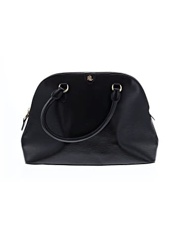 Lauren by Ralph Lauren Leather Satchel (view 1)