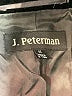 J. Peterman 100% Lambswool Chevron-herringbone Gray Wool Blazer Size 14 - photo 6