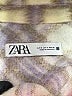 Zara Plaid Purple Jacket Size S - photo 6