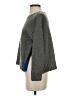 Topshop Color Block Gray Pullover Sweater Size 2 - photo 5