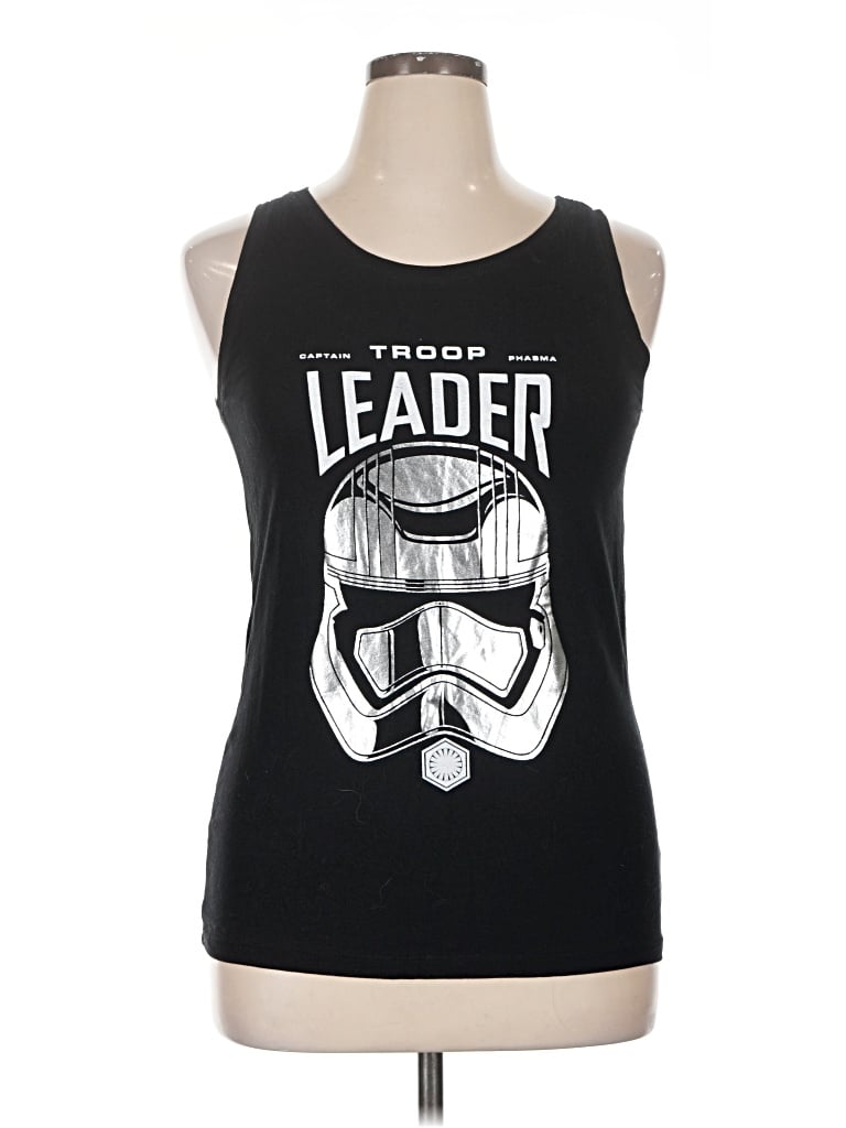 Pre-owned Star Wars Tank Top Black Halter Neckline Tops