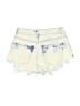 Bullhead 100% Cotton Ivory Denim Shorts Size 0 - photo 2