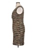 Connected Apparel 100% Polyester Tweed Brown Cocktail Dress Size 14 - photo 5