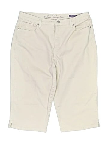 Gloria Vanderbilt Khaki Shorts (view 1)