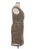 Connected Apparel 100% Polyester Tweed Brown Cocktail Dress Size 14 - photo 4