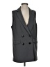 Madewell 100% Polyester Gray Tuxedo Vest Size S - photo 1