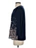 Market and Spruce 100% Polyester Blue 3/4 Sleeve Blouse Size S - photo 5