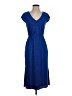 J.Crew Polka Dots Blue Casual Dress Size 00 - photo 1