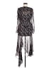 Veronica Beard 100% Silk Paisley Gray Cocktail Dress Size 4 - photo 1