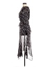 Veronica Beard 100% Silk Paisley Gray Cocktail Dress Size 4 - photo 5