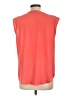 Apt. 9 100% Polyester Orange Sleeveless Blouse Size L - photo 2