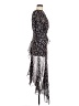 Veronica Beard 100% Silk Paisley Gray Cocktail Dress Size 4 - photo 4