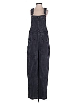 Madewell Denim Oversized Carpenter Overalls in Hartwell Wash (view 1)