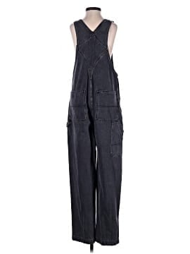 Madewell Denim Oversized Carpenter Overalls in Hartwell Wash (view 2)