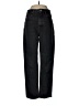 Zara Chevron-herringbone Black Jeans Size 6 - photo 1