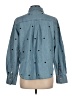 Free Assembly 100% Cotton Blue Denim Jacket Size 12 - 14 - photo 2