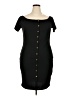 Say What? 100% Polyester Black Casual Dress Size 2X - photo 1