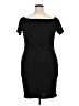 Say What? 100% Polyester Black Casual Dress Size 2X - photo 2