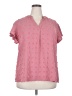 Blooming Jelly Pink Short Sleeve Blouse Size XXL - photo 1