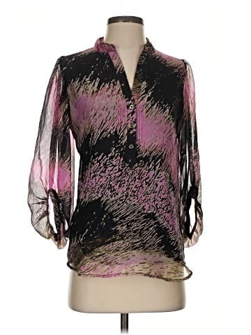 Diane von Furstenberg 3/4 Sleeve Silk Top (view 1)