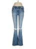 BKE Hearts Blue Jeans Size 28 waist - photo 1