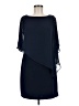 Xscape Solid Blue Cocktail Dress Size 8 (petite) - photo 1