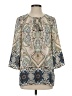 Ava Christine 100% Polyester Ivory 3/4 Sleeve Blouse Size S - photo 1