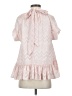Opening Ceremony 100% Polyester Pink Short Sleeve Blouse Size S - photo 2