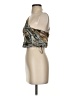 Zara 100% Polyester Tan 3/4 Sleeve Blouse Size S - photo 5