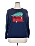Lands' End 100% Cotton Plaid Blue Pullover Sweater Size 2X - photo 1