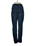 Express Jeans Solid Blue Jeans Size 0 - photo 2