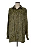 Basler 100% Polyester Houndstooth Yellow Long Sleeve Blouse Size EU (IT) 44 / US 8 - photo 1