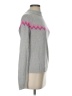 Saks Fifth Avenue Chevron-herringbone Gray Turtleneck Sweater Size XS - photo 4