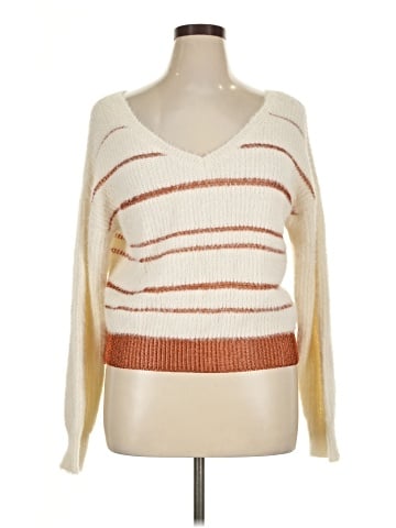 Rock & Roll Denim Pullover Sweater (view 1)