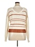 Rock & Roll Denim Stripes Ivory Pullover Sweater Size XL - photo 2
