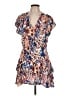 Zara Print Blue Cocktail Dress Size L - photo 1