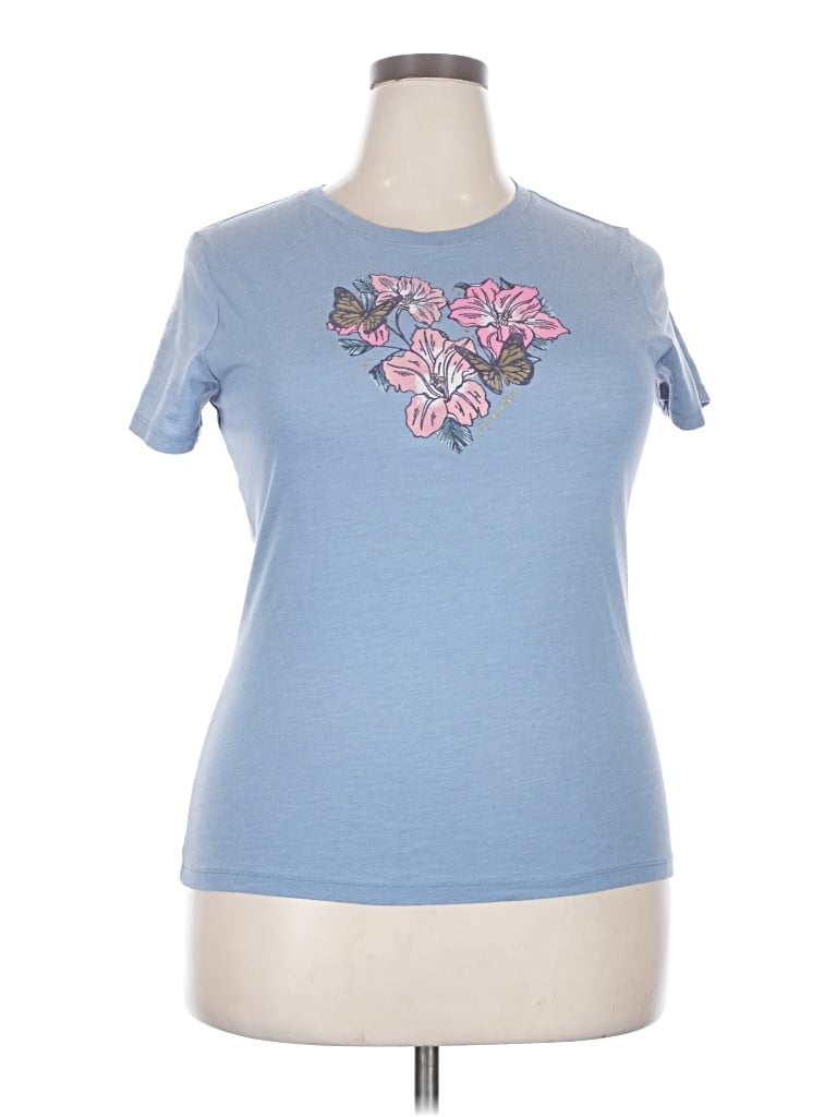 Pre-owned Aéropostale Short Sleeve T-shirt In Blue