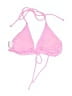 No Boundaries Solid Pink Swimsuit Top Size 11 - 13 - photo 2