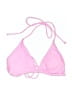 No Boundaries Solid Pink Swimsuit Top Size 11 - 13 - photo 1