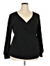 Universal Standard Black Long Sleeve Blouse Size 18 (M) - photo 1