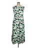 Chaus Print Teal Casual Dress Size XL - photo 1