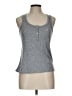 IZOD Gray Sleeveless Top Size L - photo 1